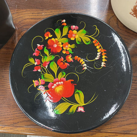 Hand Painted Decor Plate