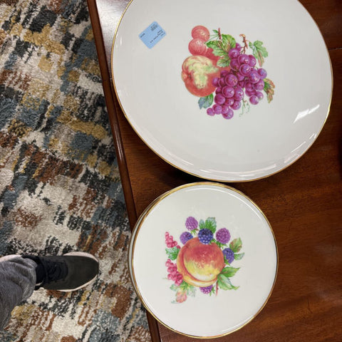 Serving Platter w/4 Plates