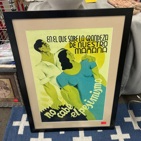Spanish Civil War Framed Poster