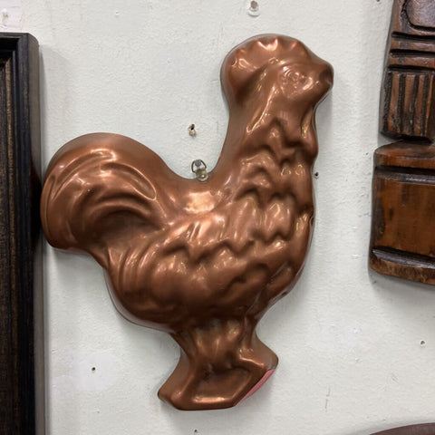 Copper Rooster Decor