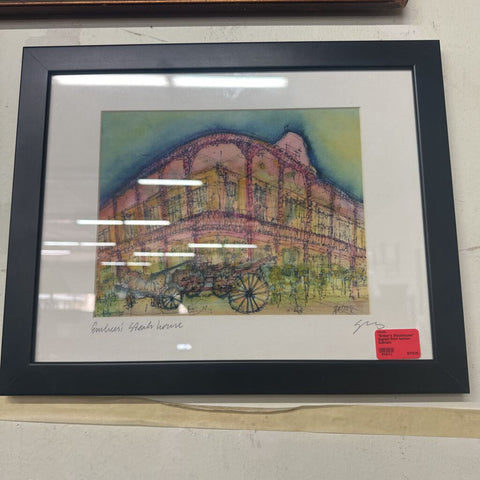 "Ember's Steakhouse" Signed Print Nurhan Gokturk