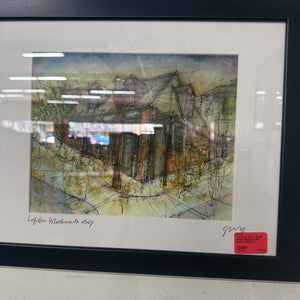 "Lafitte's Black Smith Shop" Signed Print Nurhan Gokturk