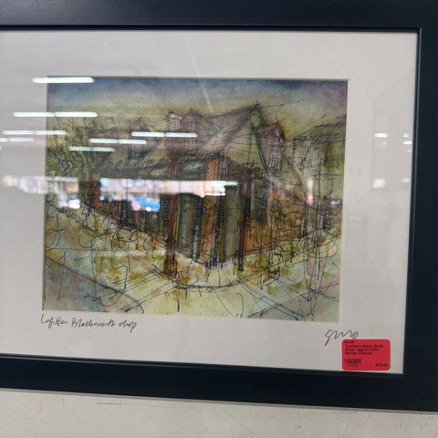 "Lafitte's Black Smith Shop" Signed Print Nurhan Gokturk