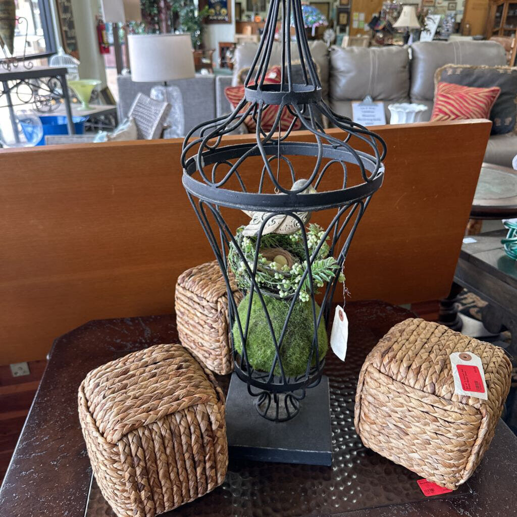 Metal Cage Decor
