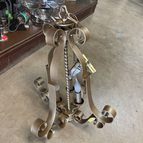 Matte Gold Light Fixture