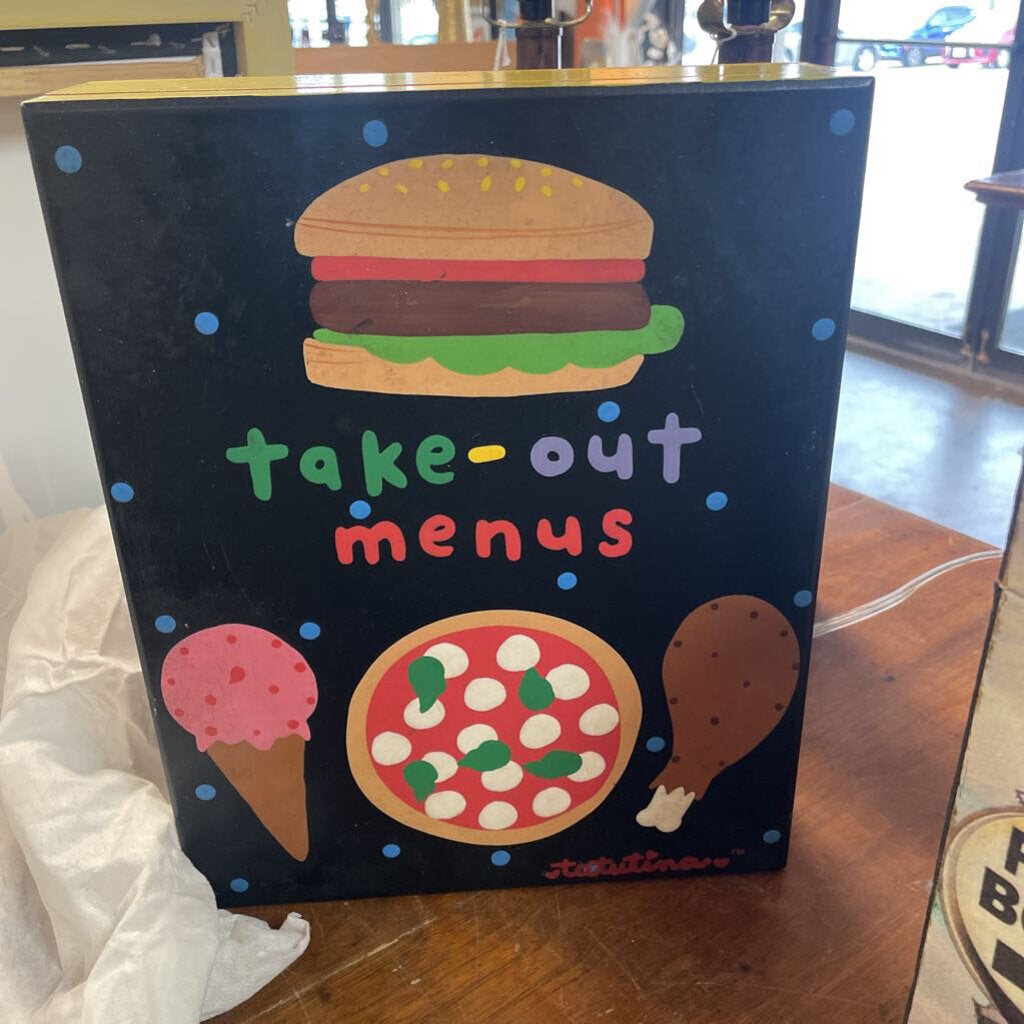 Take Out Menu Box