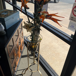 Floral Decor w/ Metal Stand