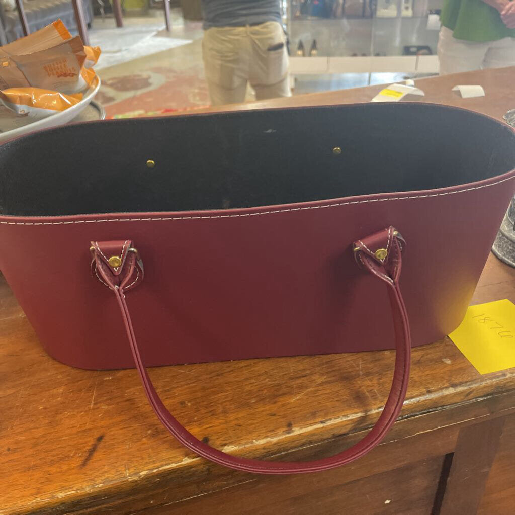 Burgandy Basket