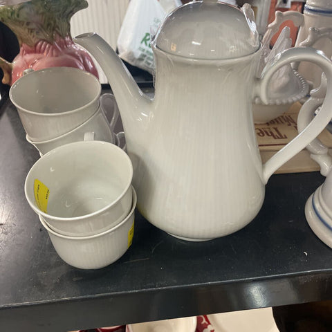 6pc Teapot with Cups