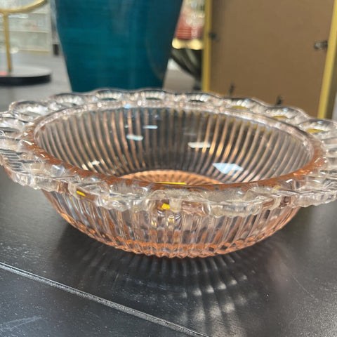 Pink Glass Bowl
