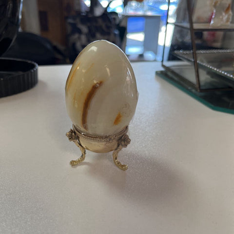 Glass Egg with Stand