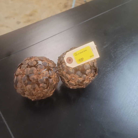 Pair of Metal Balls