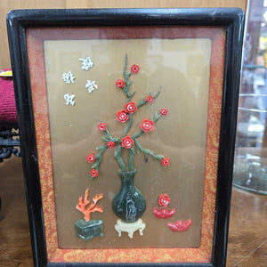 Cherry Blossom Shadowbox Art