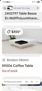 Contemporary Coffee Table