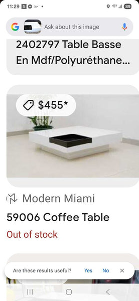 Contemporary Coffee Table