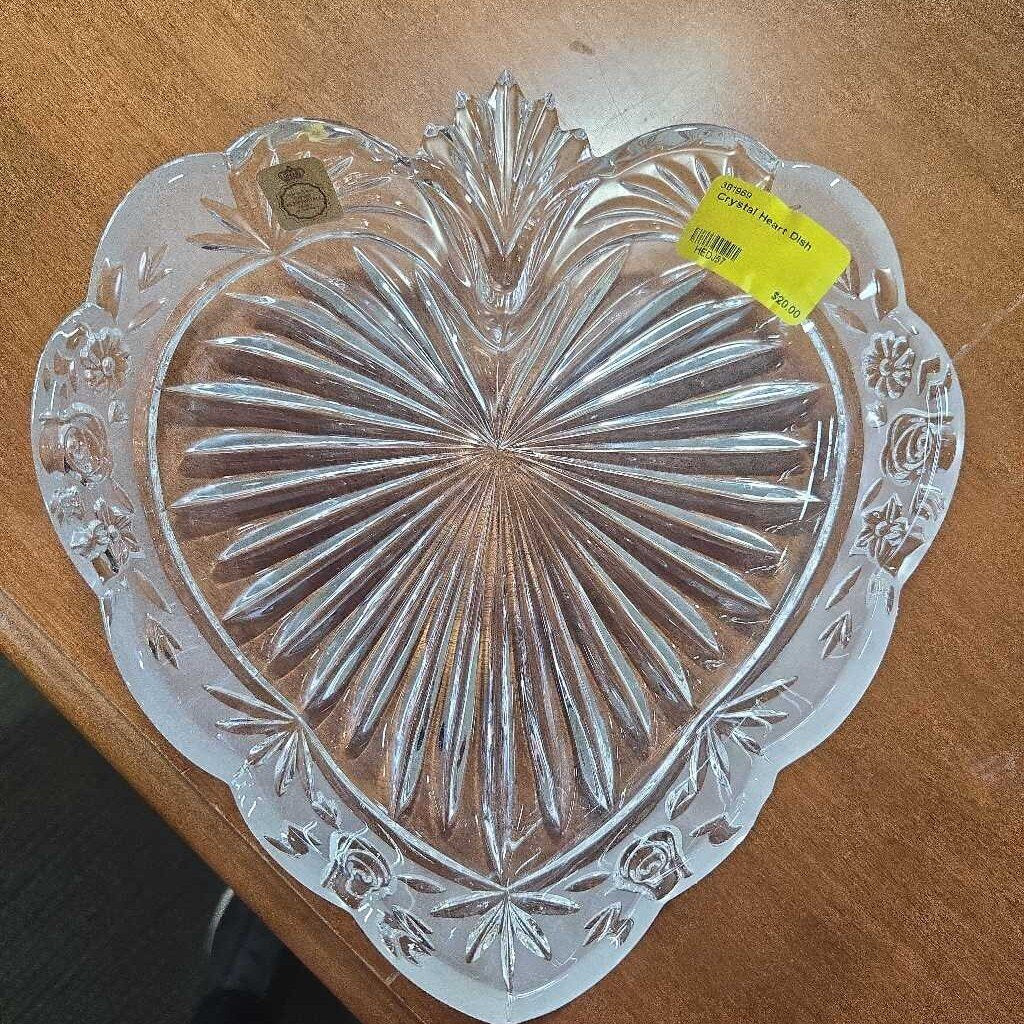 Crystal Heart Dish