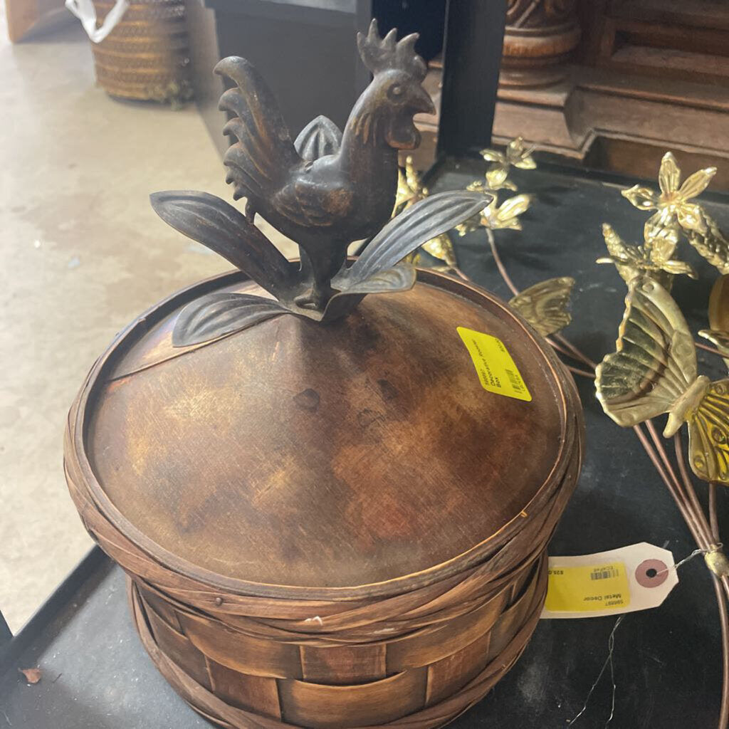 Decorative Rooster Box