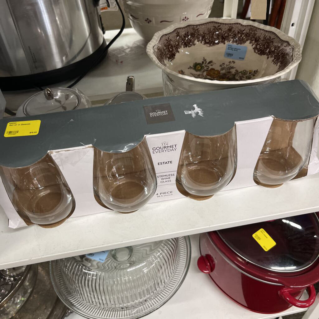 Set of 4 Glasses