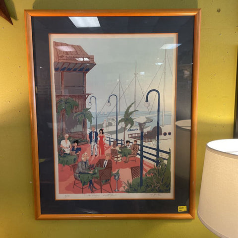 Vintage Signed Serigraph by Manfred Flynn Kuhnert