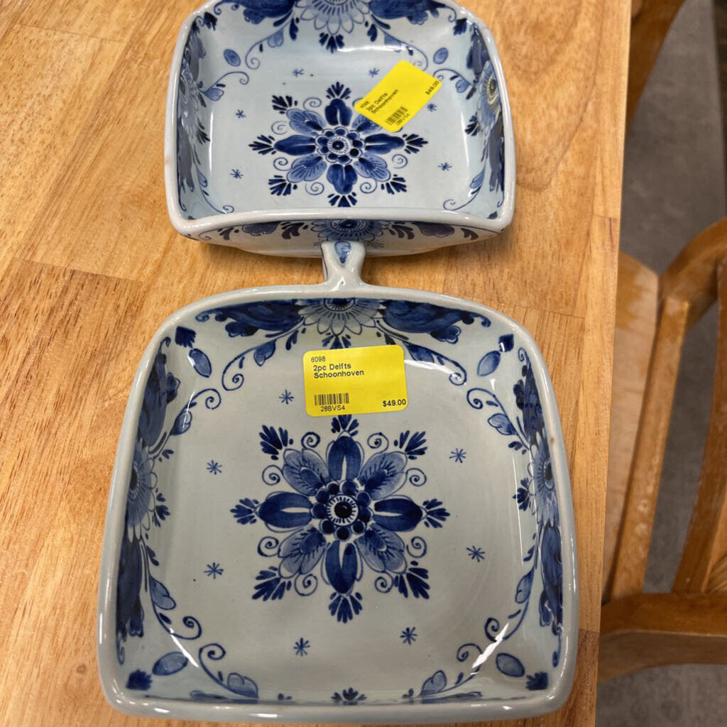 2pc Delfts Schoonhoven