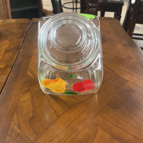 Tilted Candy Jar w/Lid