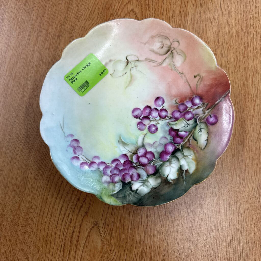Decorative Vintage Plate