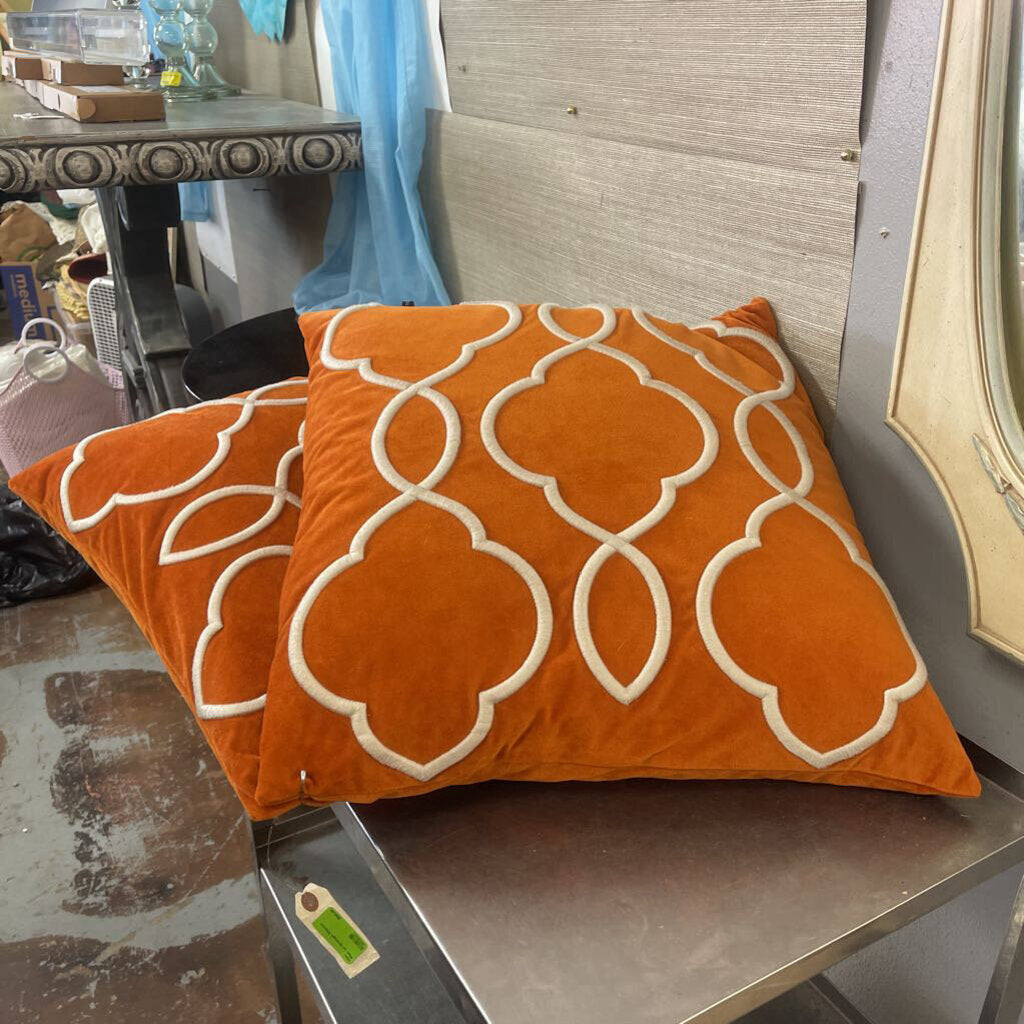 Pair of Orange Pillows