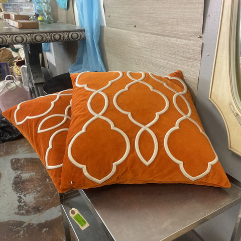 Pair of Orange Pillows