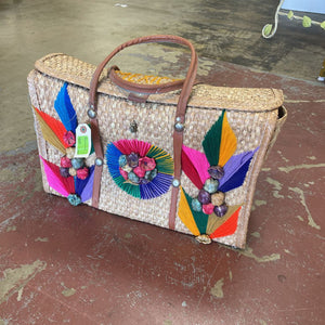 Raffia Straw Tote