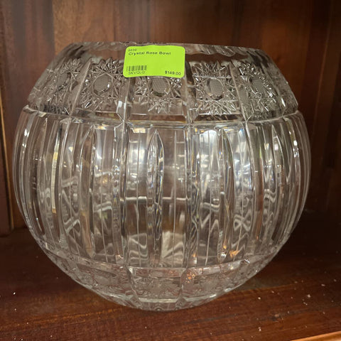 Crystal Rose Bowl