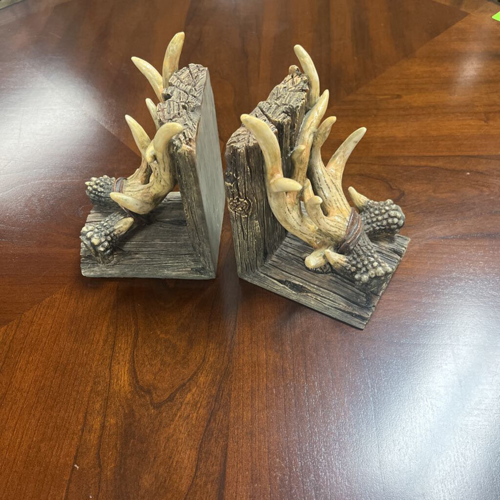 Antler Bookends