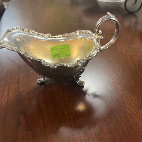 Silver Gravy Bowl