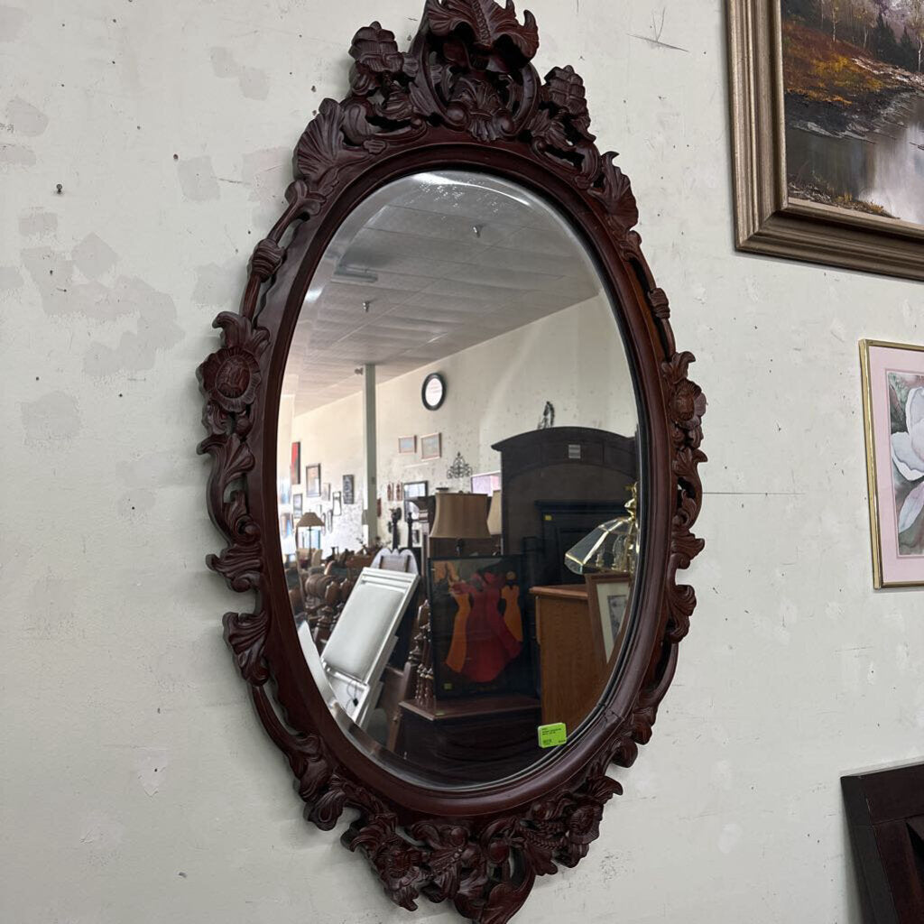 Antique Handvarved Mirror (AS IS)