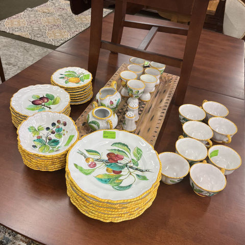 51pc 1940's Italian Dish Set