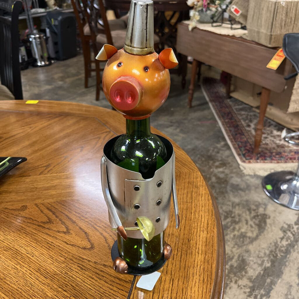 Wine Holder Pig
