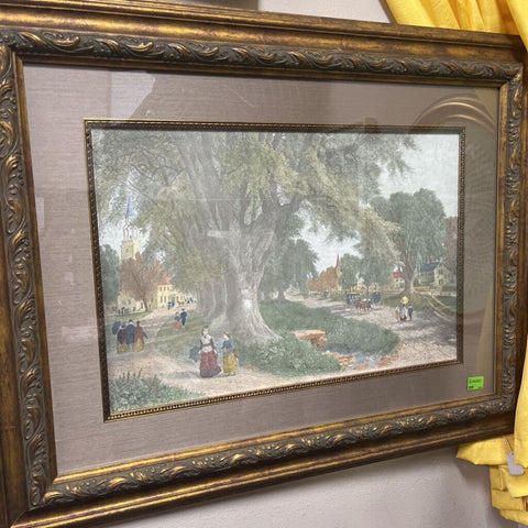 "The Village Elms" by Albert Fitch Bellows