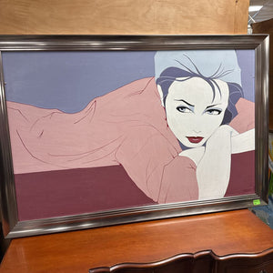 Patrick Nagel "The Pink Lady" AS IS
