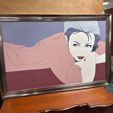 Patrick Nagel "The Pink Lady" AS IS