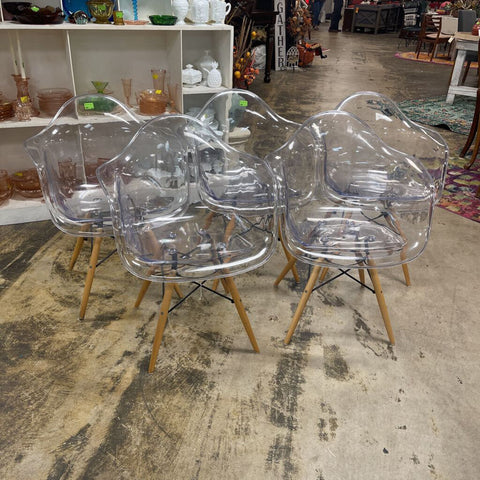set of 5 Ghost chairs