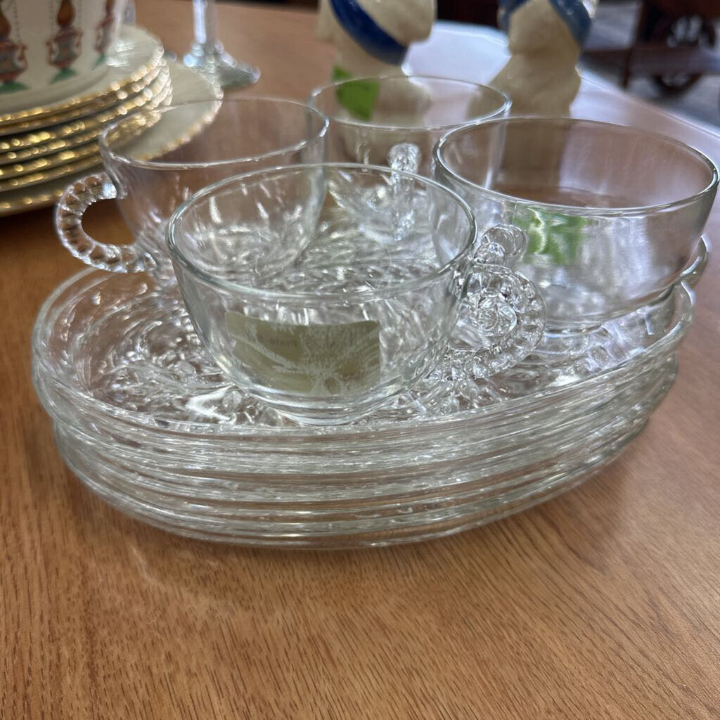 8 pc Snack Plate Set