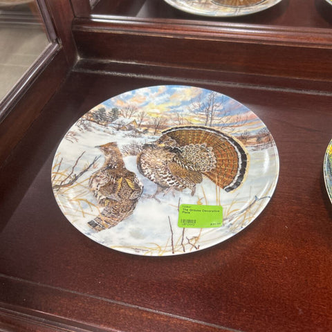 The Grouse Decorative Plate