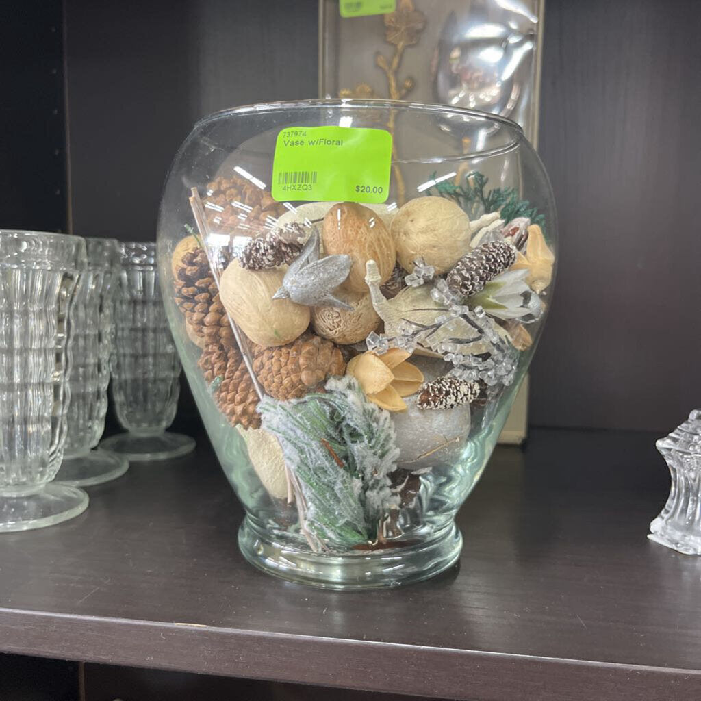 Vase w/Floral