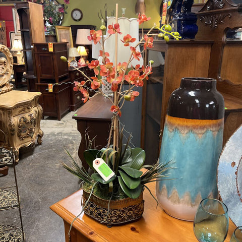 Faux Orchid w/ Planter