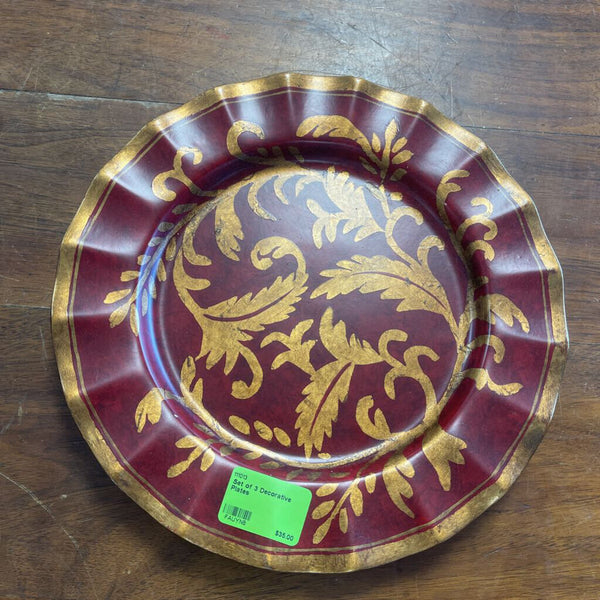 Set of 3 Decorative Plates