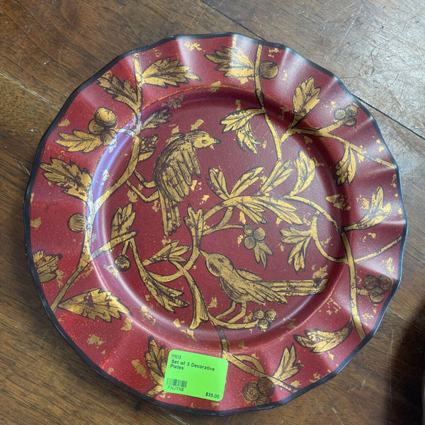 Set of 3 Decorative Plates