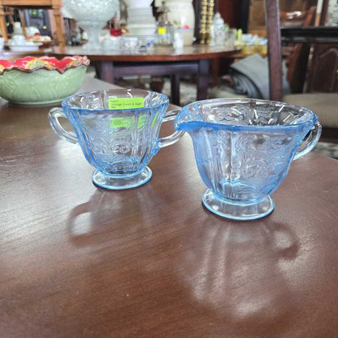 Vintage Cream & Sugar Set
