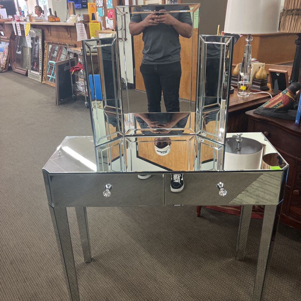 Mirrored Vanity