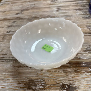 Milk Glass Bowl