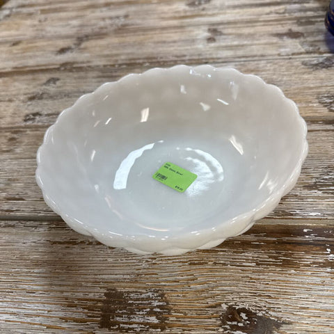 Milk Glass Bowl