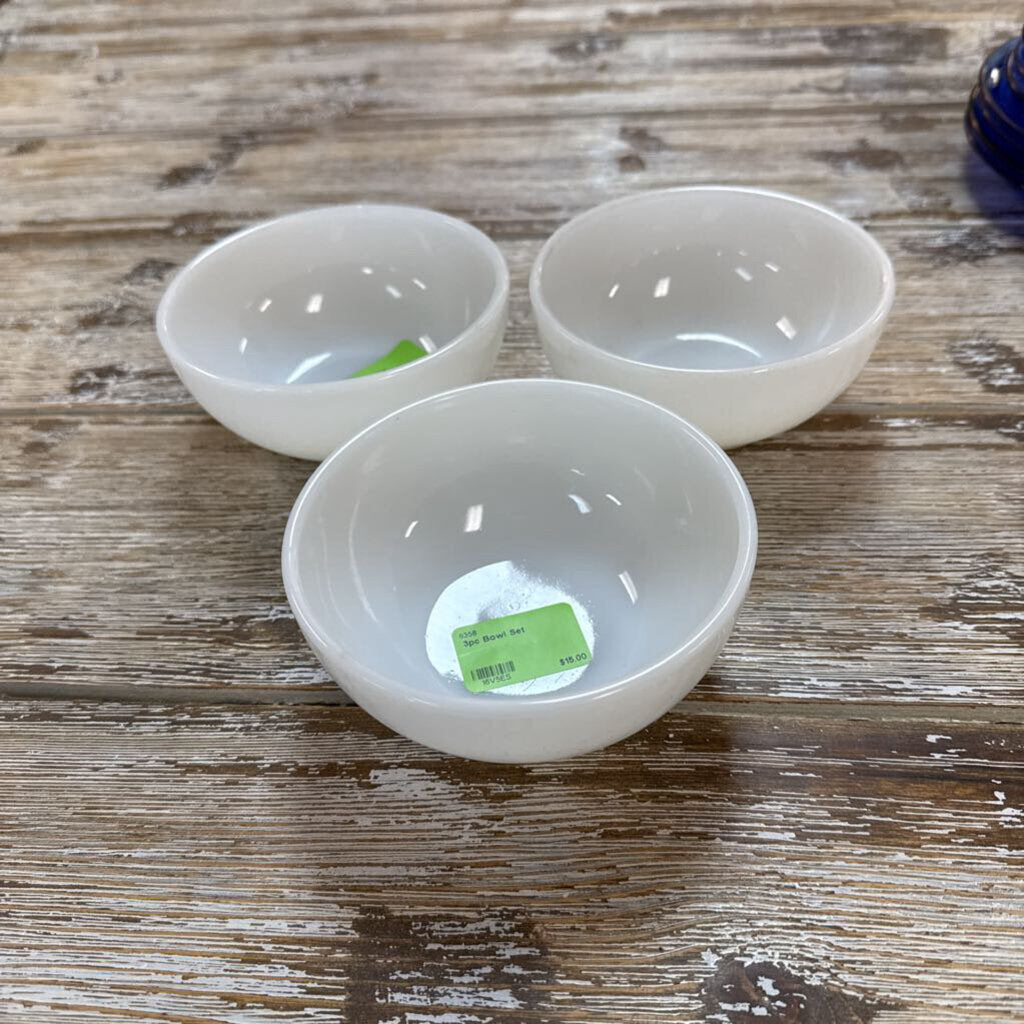 3pc Bowl Set